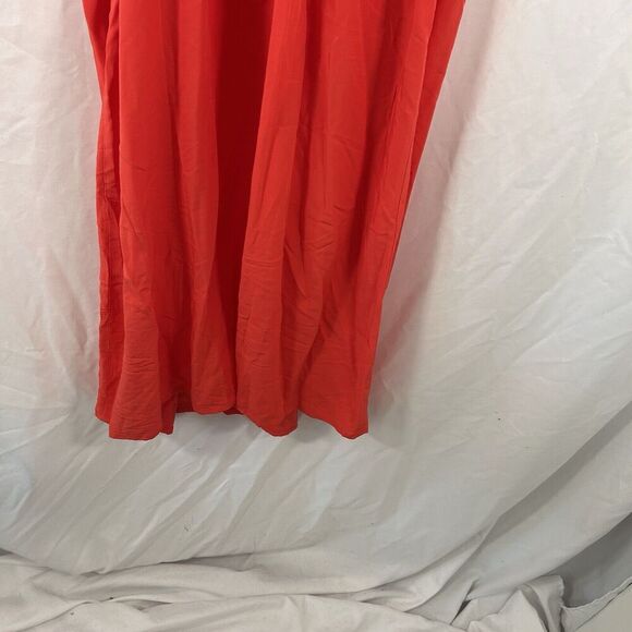 New Old Navy Maxi Dress Women Medium Pink Sleeveless Spaghetti Strap Lightweight - Picture 7 of 7